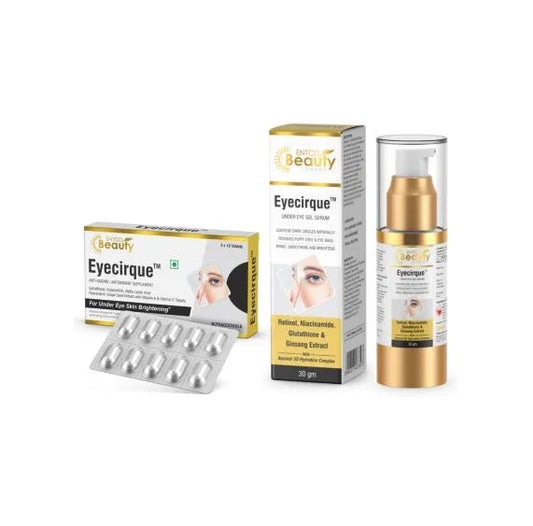 Eyecirque THERAPY PACK Under Eye Skin Brightening Serum & Supplement for Dark circles - Eyecirque Store