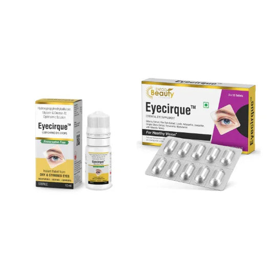 Eyecirque Dry Eye Relief Combo: Best Eye Drops & Eye Supplement for Dry Eyes - Eyecirque Store