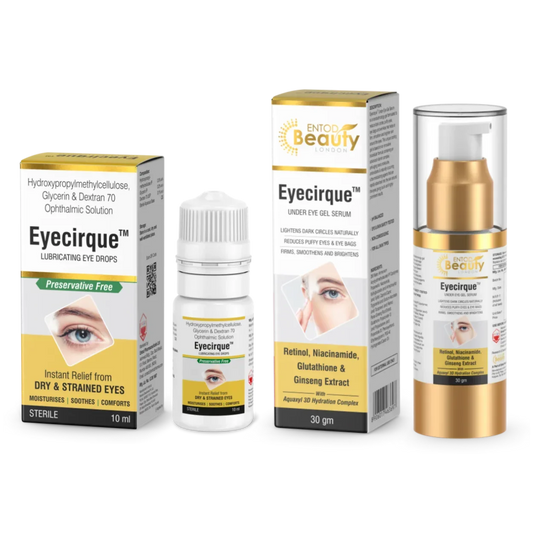 Eyecirque Eye Care Pack - Under Eye Gel Serum & Eye Drop COMBO Pack - Eyecirque Store