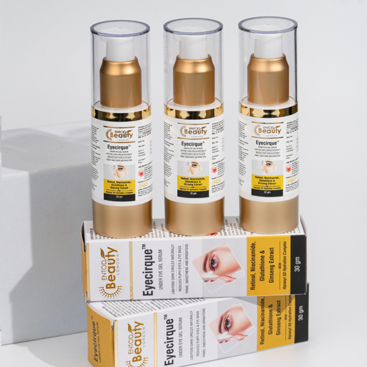 Eyecirque Under Eye Gel Serum for Dark Circles, Puffiness & Eye Bags - TRIO PACK