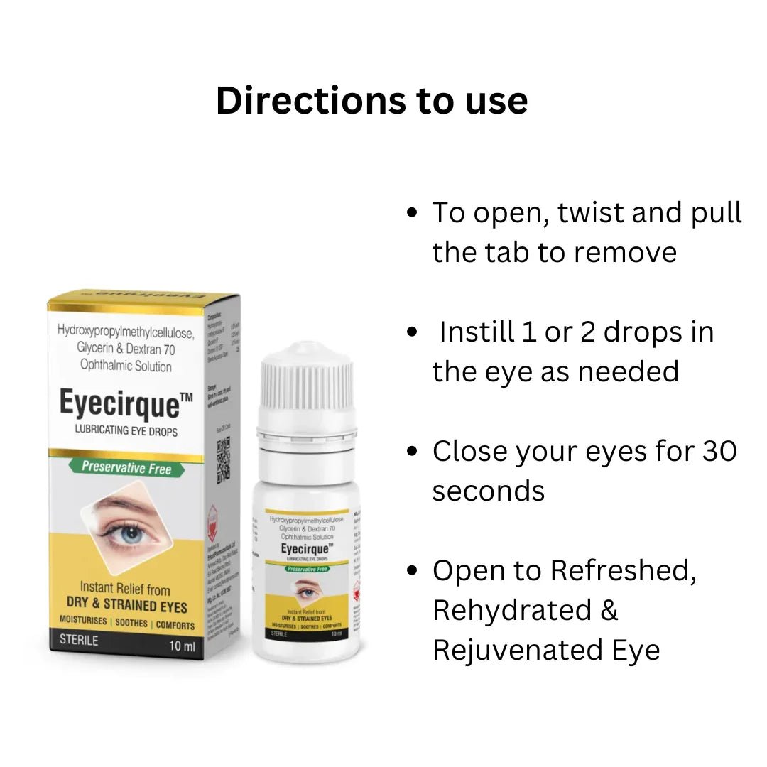 Eyecirque Preservative Free Lubricating Eye Drops for Instant Relief F Eyecirque Store Eyecirque Preservative Free Lubricating Eye Drops for Instant Relief F Eyecirque Store