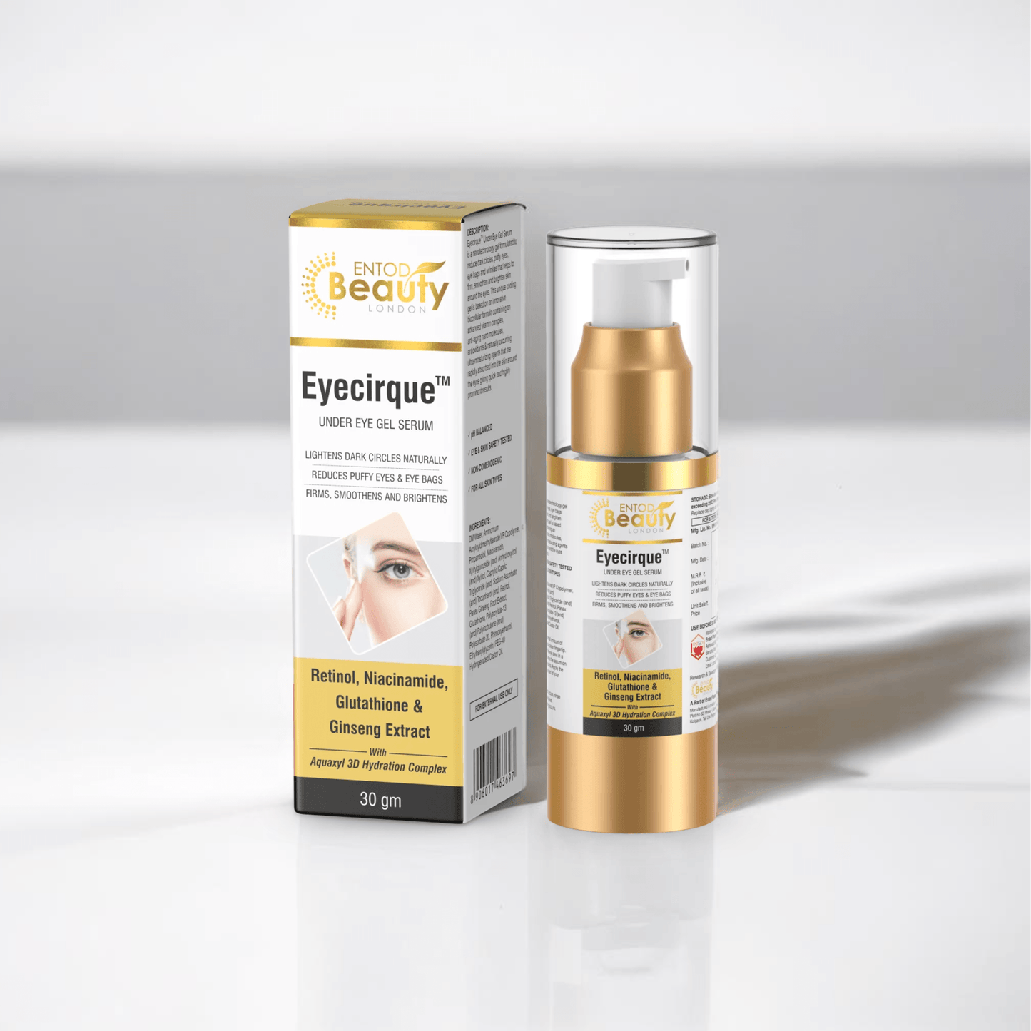 Eyecirque Under Eye Gel Serum for Dark Circles, Puffiness & Eye Bags