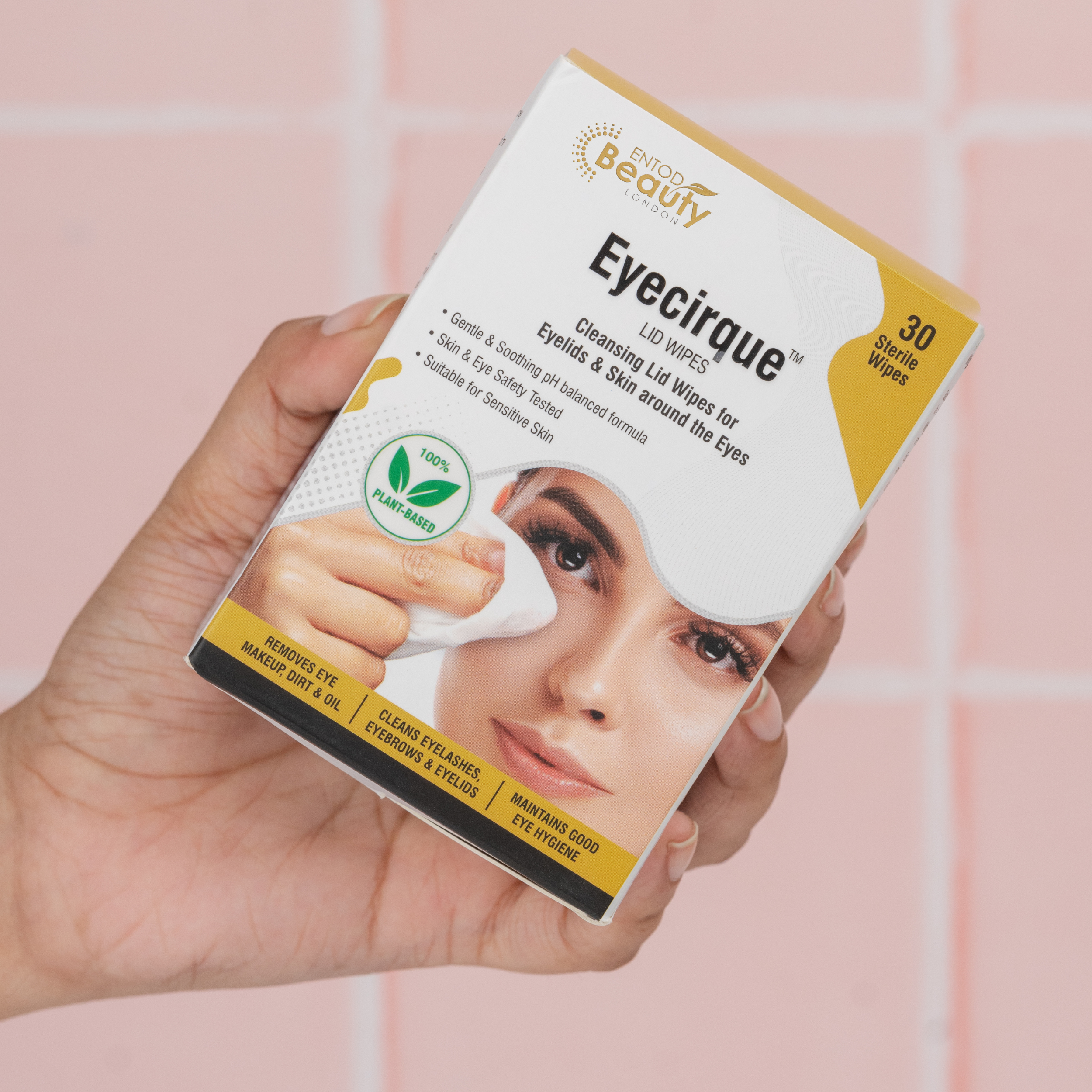 Sterile Wet Eye Wipes for Human Eyecirque Lid Wipes 3 
