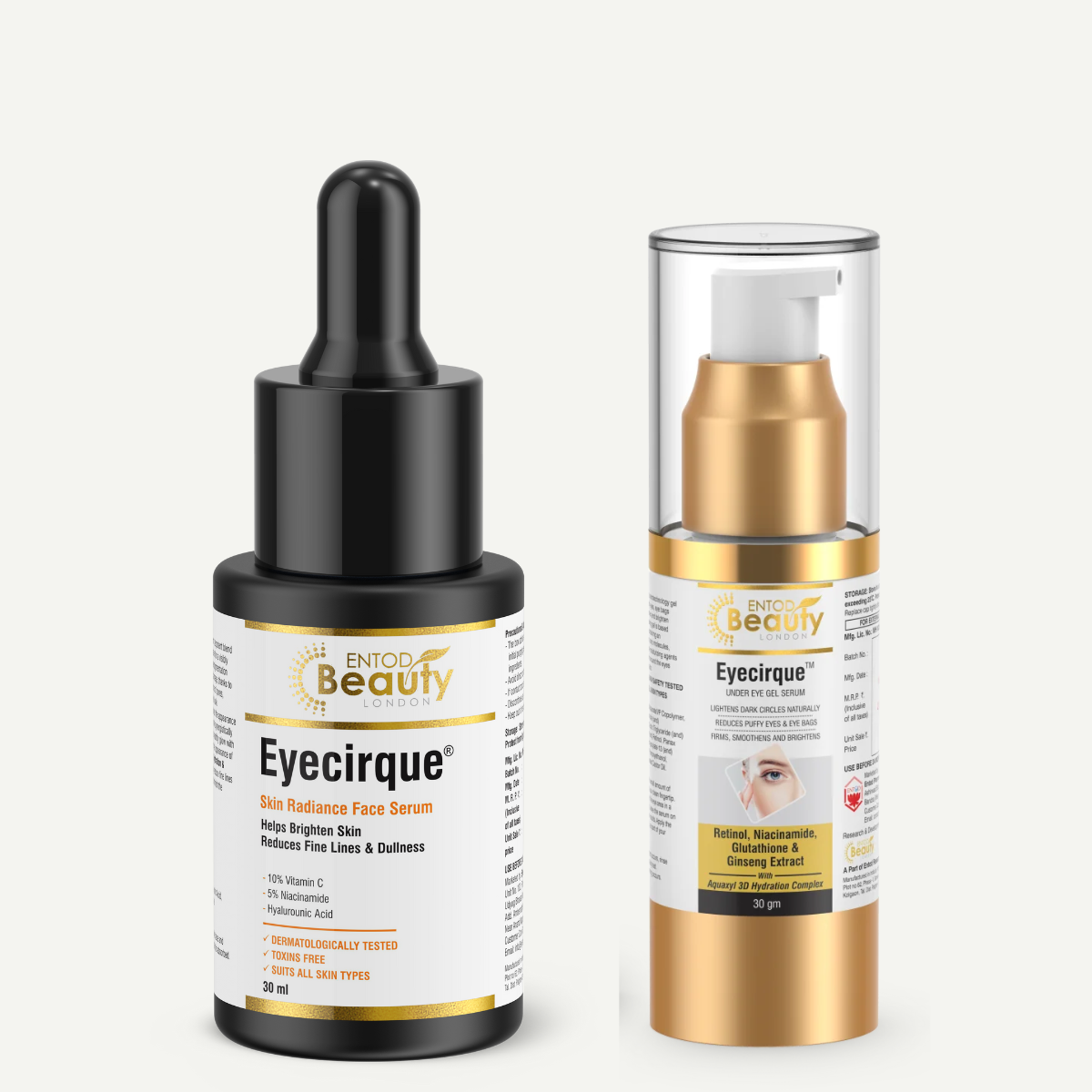 Eyecirque Brightening & Repair Duo - Skin Radiance & Under Gel Serum
