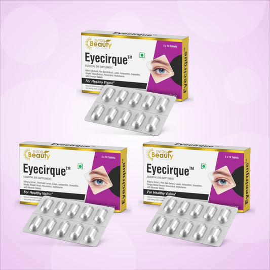 Eyecirque Essential Eye Care Supplement for Healthy Vision and Eye Care - TRIO PACK