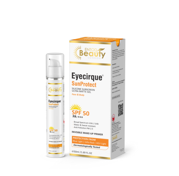 SunProtect SPF 50 Silicone Sunscreen Ultra Matte Gel – Eyecirque Store