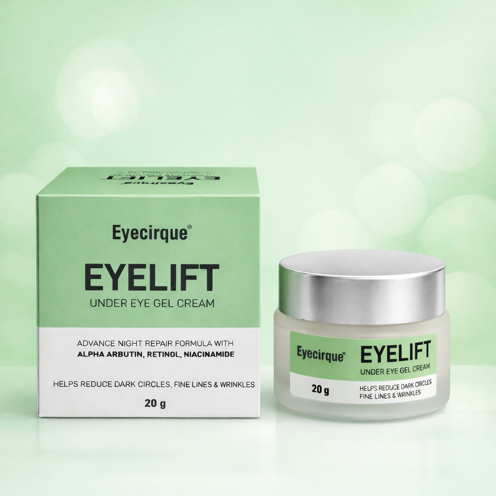 Eyecirque Eyelift Under Eye Gel Cream for Dark Circles, Puffy Eyes, Eye Bags & Wrinkles